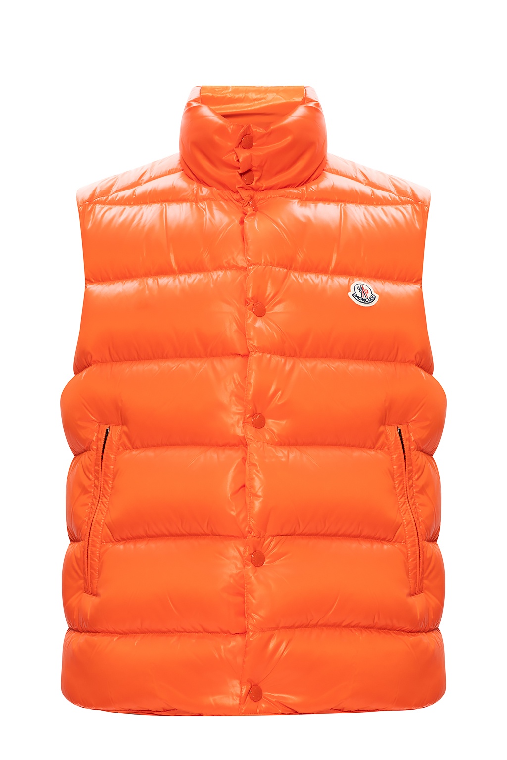 Orange Down vest with logo Moncler - Vitkac Canada